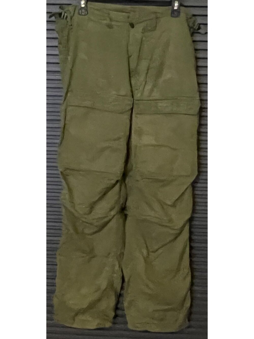 Vintage 1980 Olive Green Small Military Pants Chemical Protective Trousers